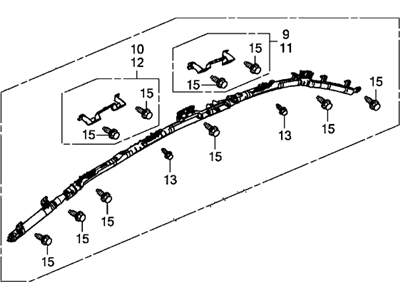 Acura 78875-TX6-A91 Module, Driver Side Si Curt Ab