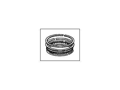 Acura 13021-RDF-A11 Ring Set, Piston