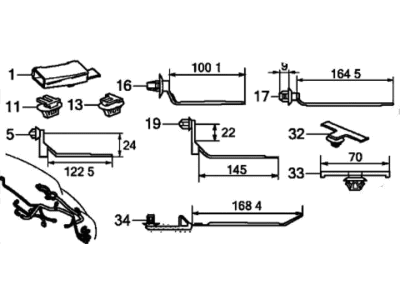 Acura 32109-TZ5-A00 Harness, Tailgate