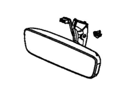 Acura 76400-TZ5-A41 Mirror Assembly, Rearview (Automatic Day/Night)
