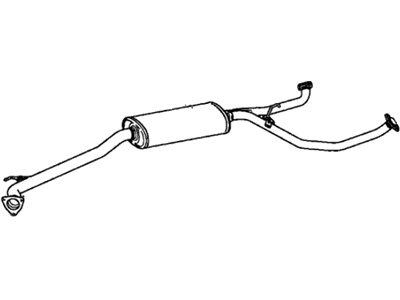 Acura 18220-TRX-A01 Pipe B, Exhaust