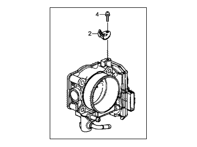 Acura 16400-5J6-A01 Throttle Body, Electronic Control (Gmf6B)