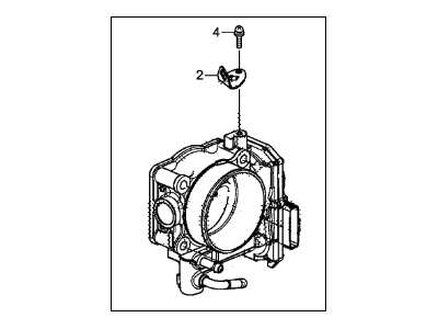 Acura 16400-R9P-A01 Throttle Body, Electronic Control (Gmf6A)