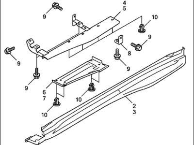 Acura 08L33-TZ5-200A Sport Step Running Boards