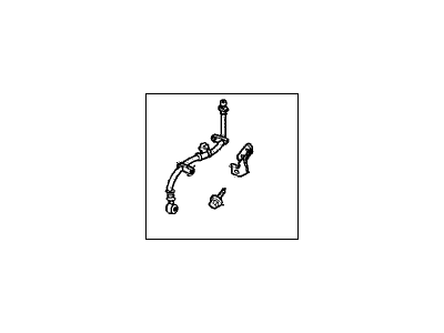 Acura 01464-SD4-020 Hose Set, Rear Front Brake