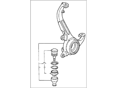 Acura 51215-SD4-955 Knuckle, Left Front