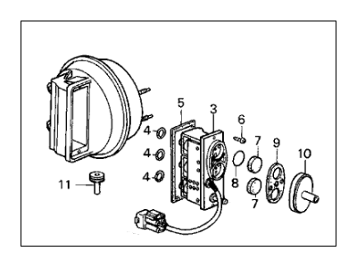 Acura 36520-PH7-003 Actuator Assembly (Hitachi)