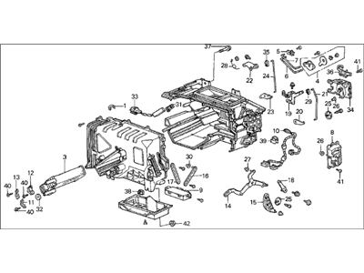 Acura 79100-SD4-A07 Heater Unit Assembly