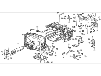 Acura 79010-SD4-A00 Heater Unit Assembly