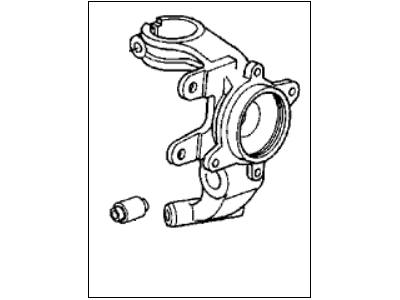 Acura 52215-SD4-952 Carrier, Left Rear Hub (A.L.B.)