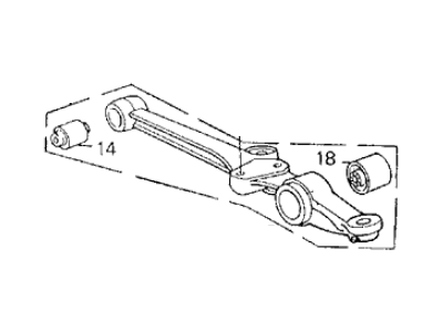 Acura 51350-SK2-010 Arm, Right Front (Lower)