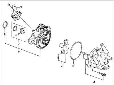 Acura 30100-PL2-026 Distributor Assembly (Td-01T) (Tec)