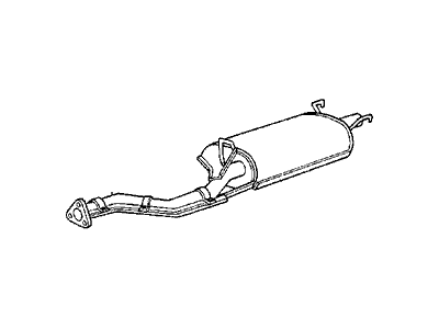 Acura 18307-SD4-A07 Muffler, Exhaust