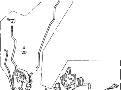 Acura 72150-SD4-A81 Lock Assembly, Left Front Power Door