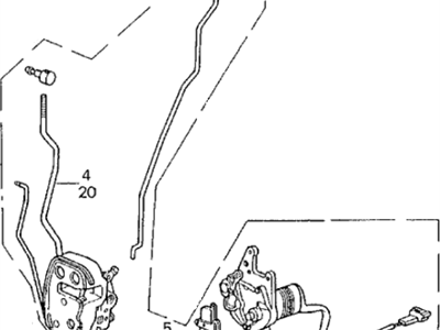 Acura 72150-SD4-A01 Lock Assembly, Left Front Power Door