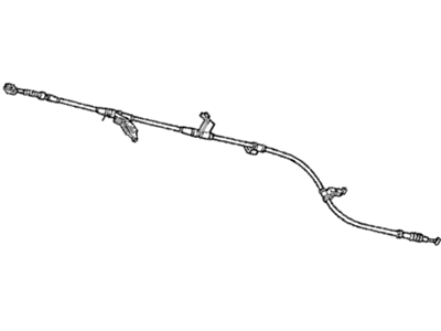 Acura 47521-SD4-073 Wire C, Parking Brake