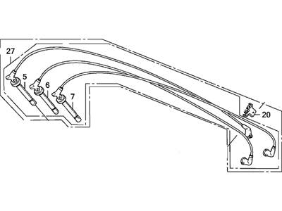 Acura 32722-PL2-900 Wire, Front Ignition