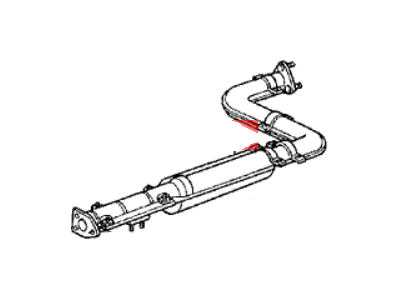 Acura 18220-SD4-053 Pipe B, Exhaust