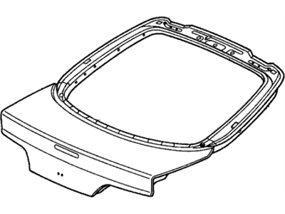 Acura 71701-S6M-003 Clip A, Rear Spoiler