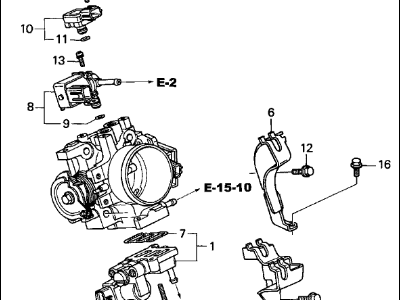 Acura 06160-PND-A12 Kit Throttle Body