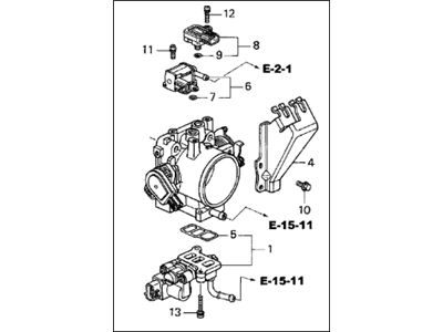 Acura 16400-PRB-A23 Body Assembly (Gya5B)