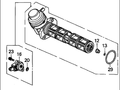 Acura 17120-PPA-A01 Valve Assembly, Rotary