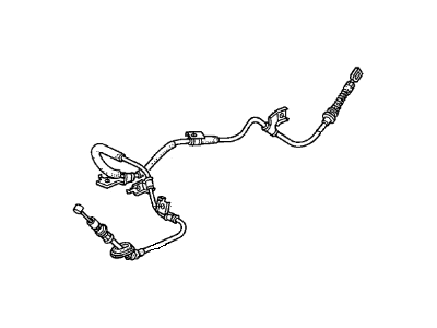 Acura 47510-S6M-023 Wire B, Passenger Side Parking Brake