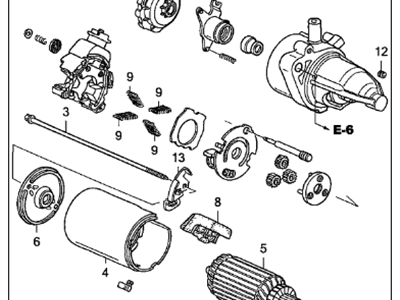 Acura 31200-PND-A04 Motor Assembly, Starte