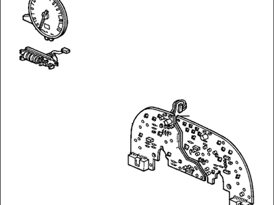 Acura 78130-SL0-A01 Panel, Tacho & Odometer Print