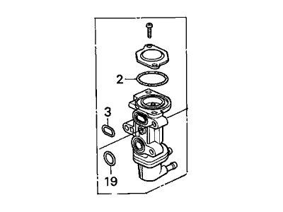 Acura 16500-PR7-A00 Valve Assembly, Fast Idle (Af24A)