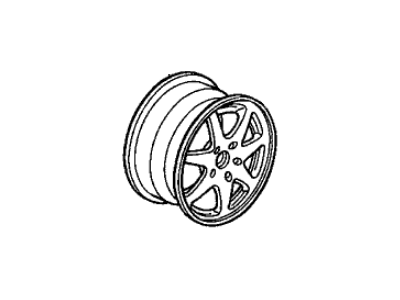 Acura 44700-SL0-A01ZA Disk, Aluminum Wheel (16X7Jj) (Solaris Silver Metallic) (Asahi)
