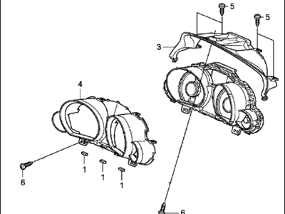 Acura 78100-TK4-A01 Meter Assembly, Combination