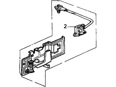 Acura 72120-SG0-A01 Handle Assembly, Right Front Inside Power (Lh)