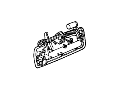 Acura 72140-SD4-003ZK Handle Assembly, Right Front (Outer) (Noble Silver Metallic)