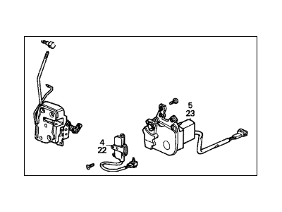 Acura 72110-SG0-C51 Lock Assembly, Right Front Door Power