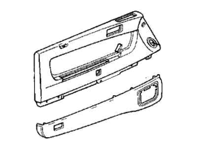 Acura 83533-SG0-A20ZA Base, Passenger Side (Palmy Blue)