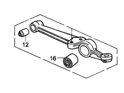 Acura 51350-SG0-010 Arm, Right Front (Lower)