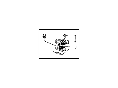 Acura 74120-SG0-A03 Lock Assembly, Hood