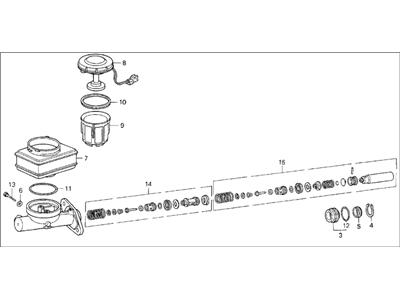 Acura 46100-SG0-804 Master Cylinder Assembly (A.L.B.)