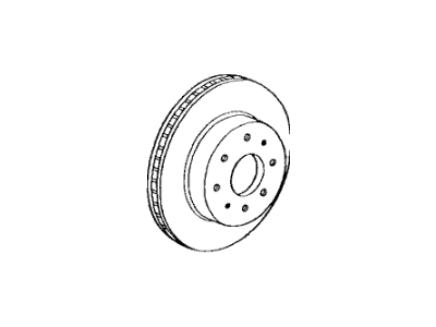 Acura 45251-S84-G00 Disk, Front Brake