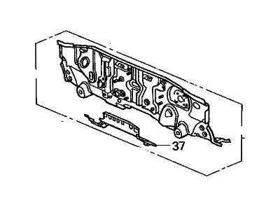 Honda 61500-SV4-L10ZZ Dashboard (Lower)
