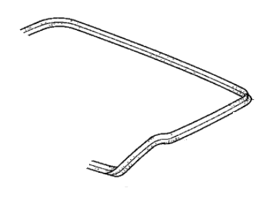 Acura 74865-SY8-A00 Weatherstrip, Trunk Lid