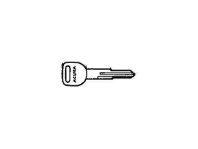 Acura 35114-SL0-A01 Key, Blank (Sub) (Molding= (Gray)