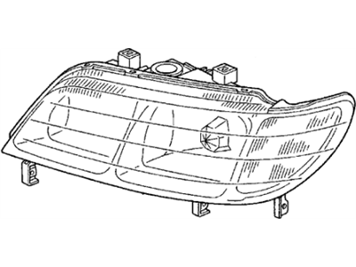 Acura 33151-SY8-A01 Driver Side Headlight Lens/Housing