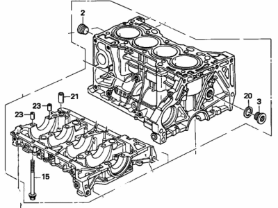 Acura 11000-PND-810 Block Assembly, Cylinder (Dot)