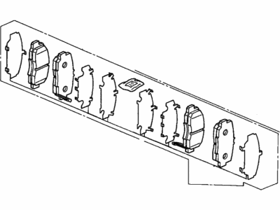 Acura 45022-S6M-A00 Front Pad Set