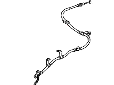 Acura 47520-STX-A02 Wire B, Passenger Side Parking Brake