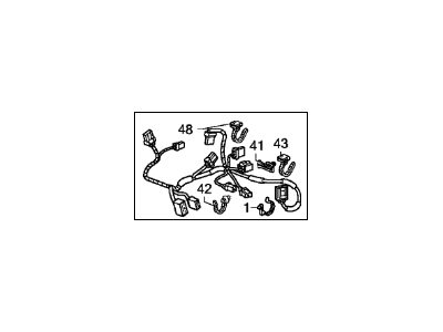 Acura 32157-STX-A00 Sub-Wire Harness, Air Conditioner
