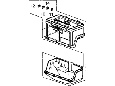 Acura 38250-STX-A01 Box Assembly, Relay