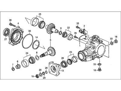 Acura 29000-RT4-000 Transfer Assembly